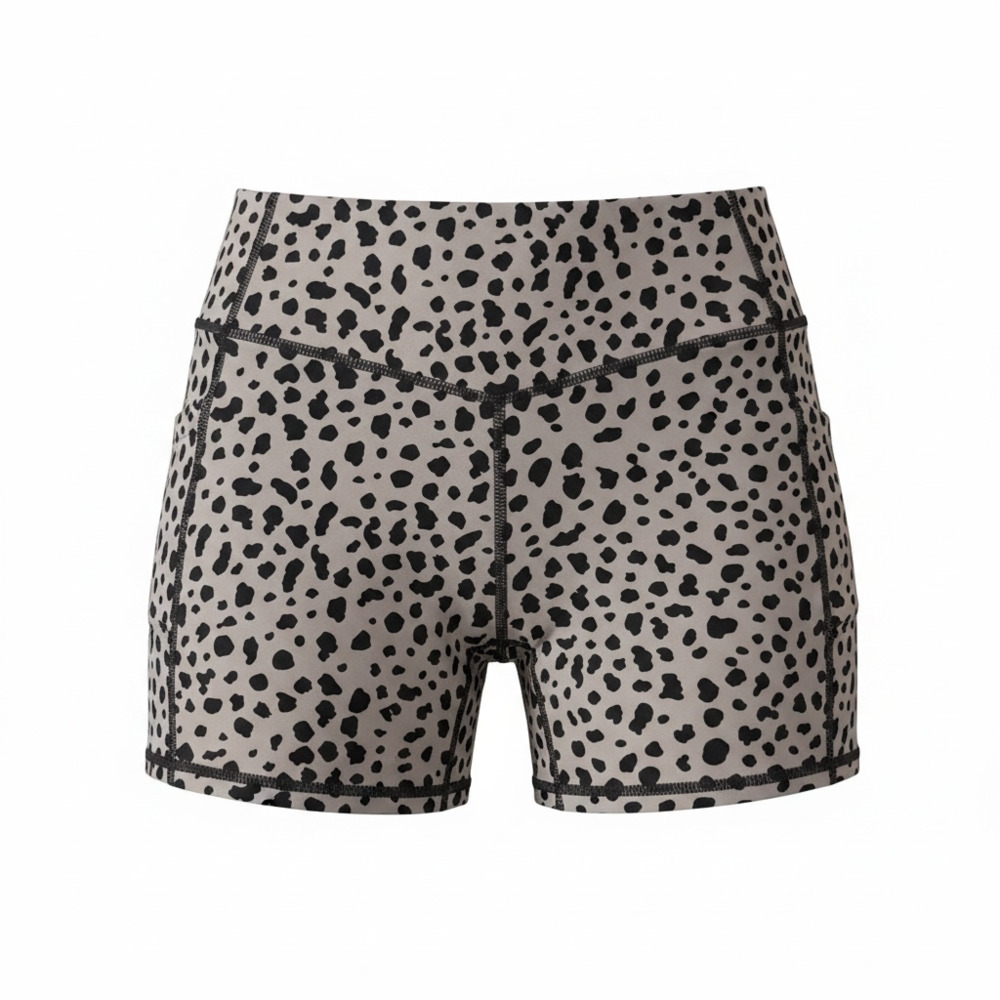 Balance Athletica High-Rise Animal Print Athletic Shorts with Pockets